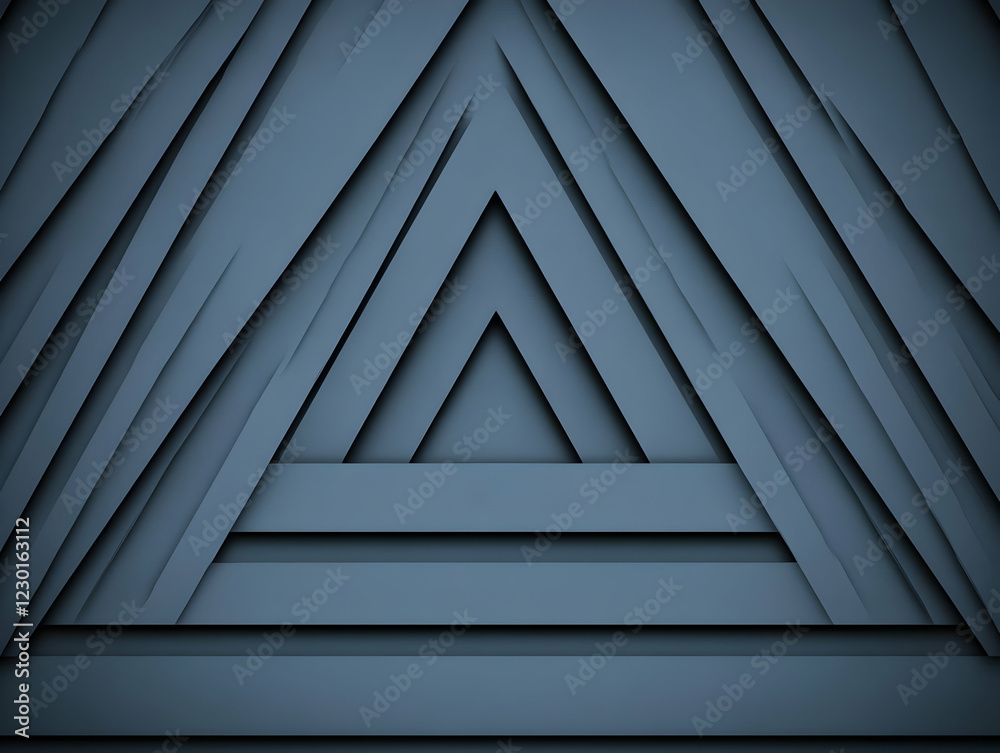 Obraz premium Abstract grey triangle pattern background