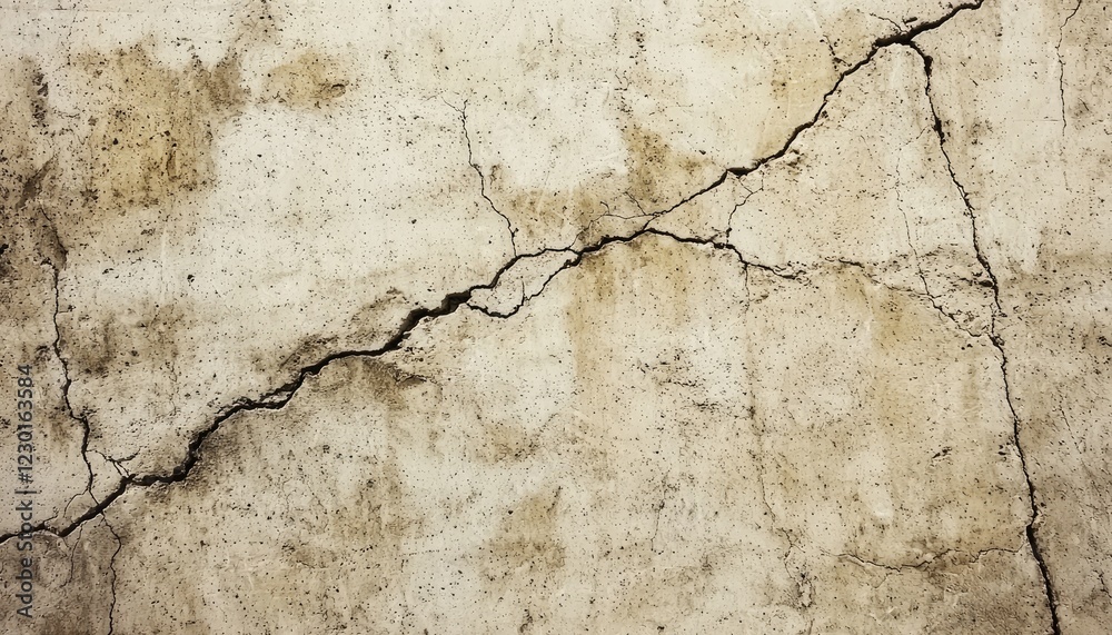 Cracked Beige Wall Texture Showing Age And Wear Cracked Beige Wall Texture Showing Age And Wear