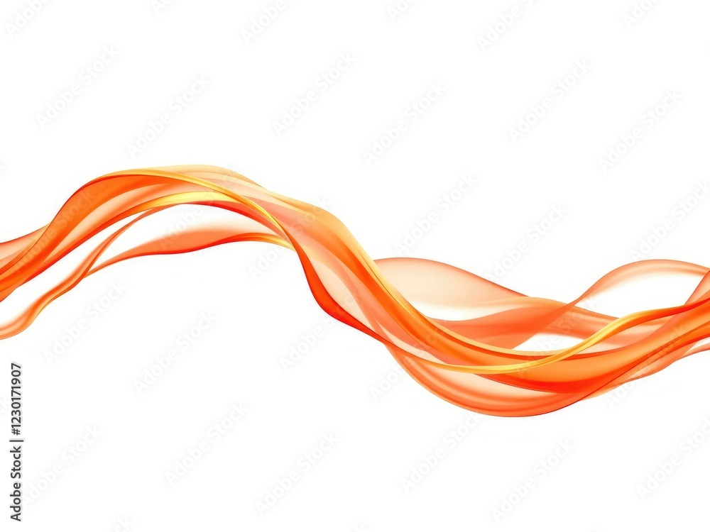 Orange and red waves merge in perfect balance amidst flowing shapes on a white background, orange, balanced composition Orange and red waves merge in perfect balance amidst flowing shapes on a white background, orange, balanced composition