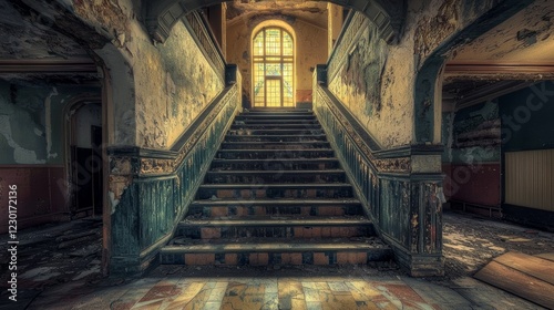 Decaying Grandeur: A Glimpse into a Forgotten Mansion's Interior