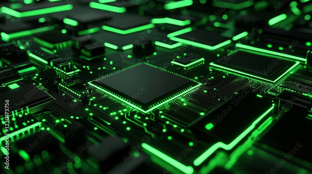 A background of high-tech digital technology, abstractly designed with particles and metallic plates. A background of high-tech digital technology, abstractly designed with particles and metallic plates.