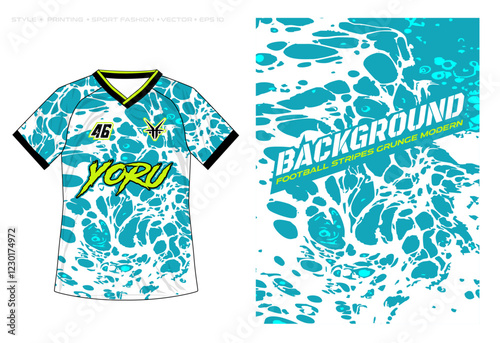 spider web spots turquoise sublimation jersey design abstract rocky liquid texture pattern vector sporty background batik tribal traditional
