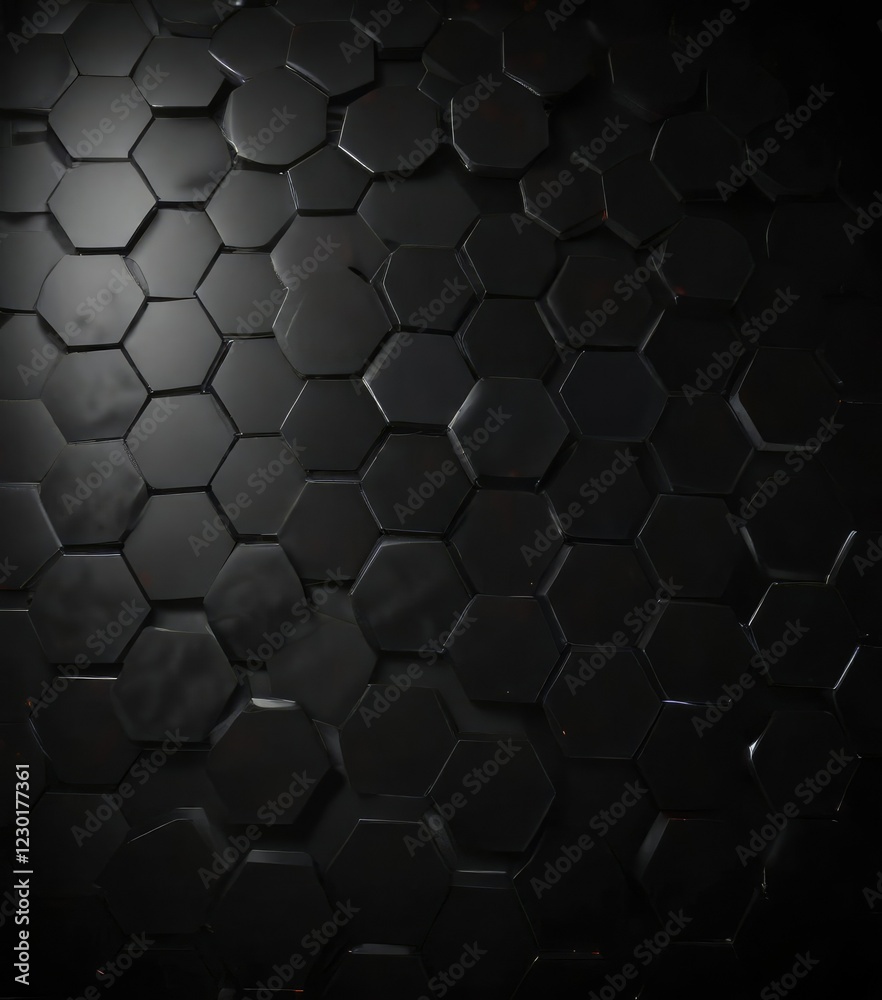 High contrast hexagonal pattern on dark background , gold, black, geometric High contrast hexagonal pattern on dark background , gold, black, geometric
