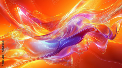 Dive headfirst into a tech-savvy, future environment painted a vivid orange.