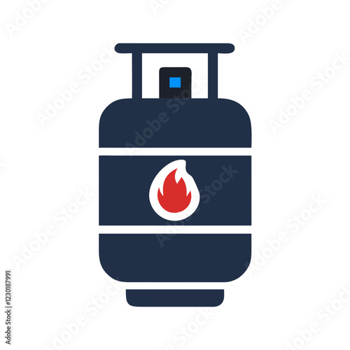 gas cylinder icon design