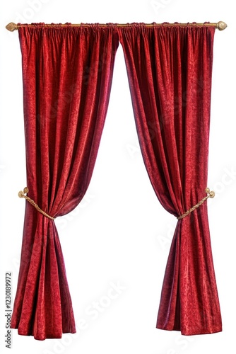 Red Theater Curtain