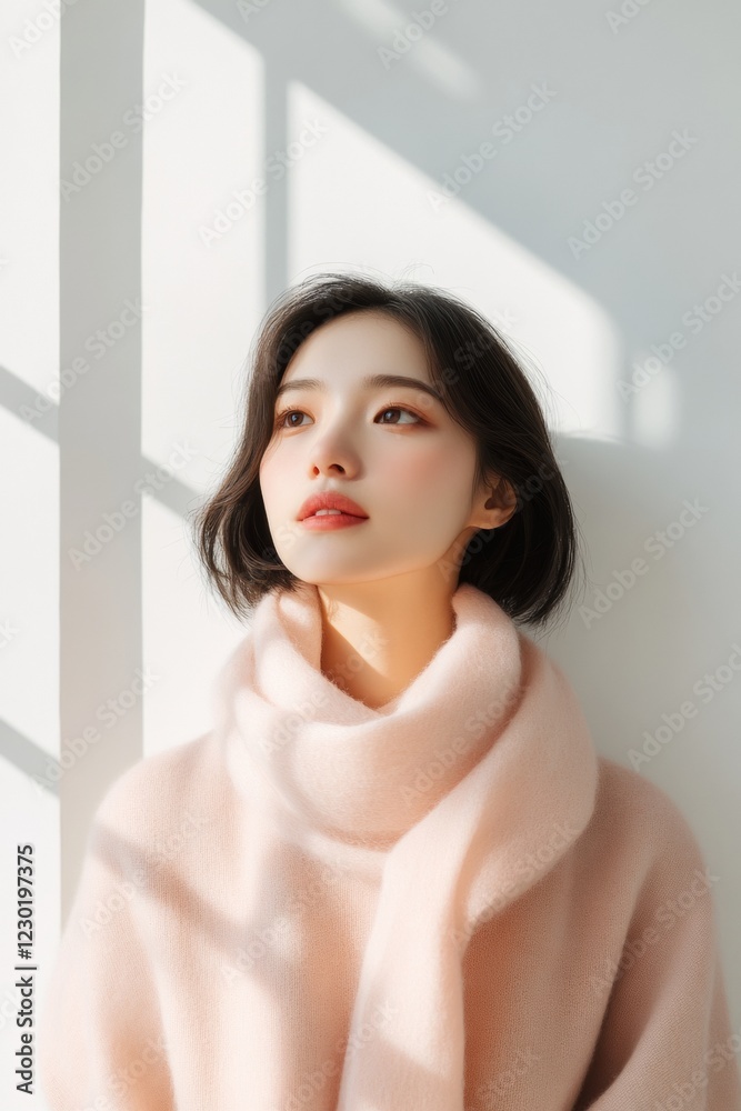 Minimalist Feminine Portrait Pastel Tones and Soft Textures for Mental Health Awareness and Lifestyle Branding in Social Media Campaigns Minimalist Feminine Portrait Pastel Tones and Soft Textures for Mental Health Awareness and Lifestyle Branding in Social Media Campaigns