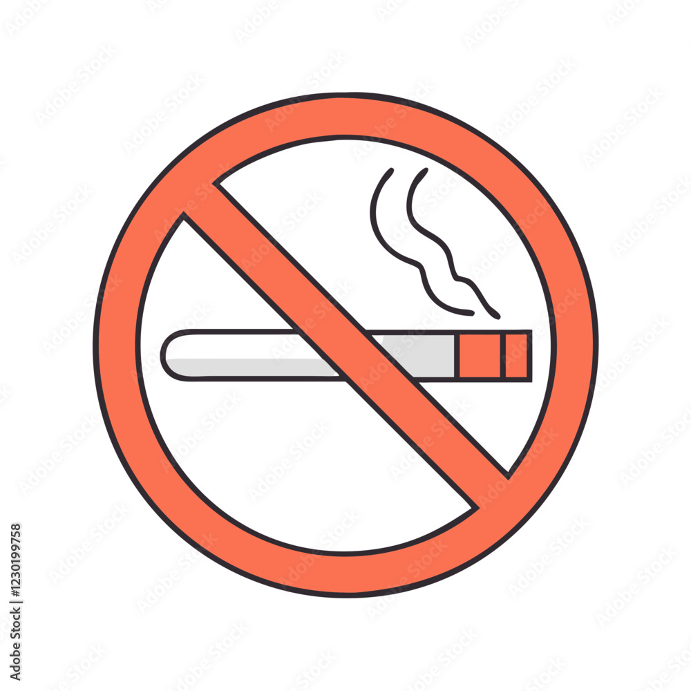 no smoking icon, no smoking vector illustration-simple illustration of no smoking, perfect for no smoking logos and icons no smoking icon, no smoking vector illustration-simple illustration of no smoking, perfect for no smoking logos and icons