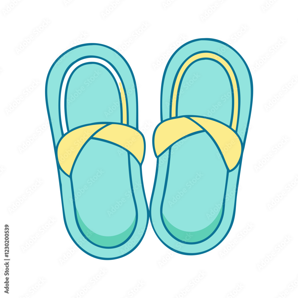 slippers icon, slippers vector illustration-simple illustration of slippers, perfect for slippers logos and icons