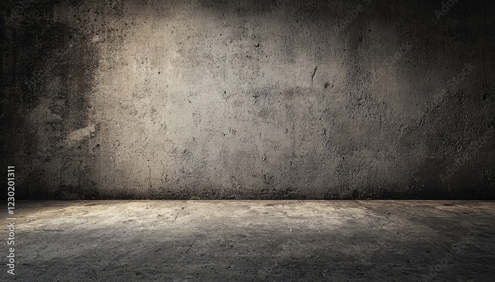 Grungy Concrete Wall and Floor Background Grungy Concrete Wall and Floor Background