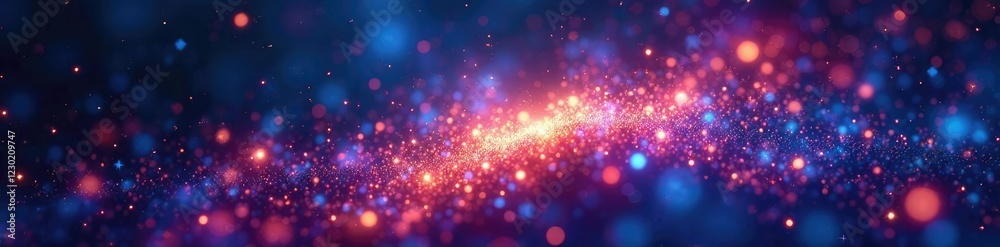 Fractal light bursts emit a kaleidoscope of colors across a starry night sky, abstract, light Fractal light bursts emit a kaleidoscope of colors across a starry night sky, abstract, light