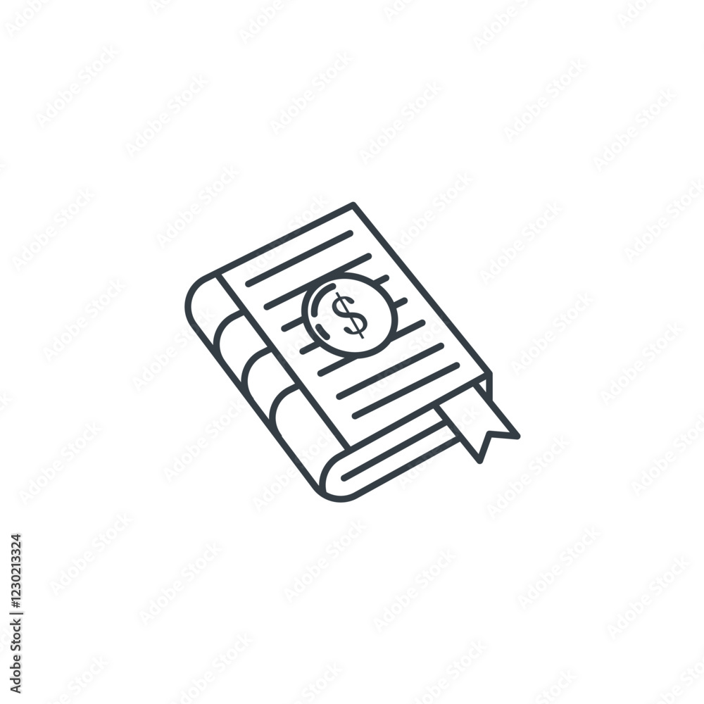 ledger icon symbol vector illustration isolated on white background ledger icon symbol vector illustration isolated on white background
