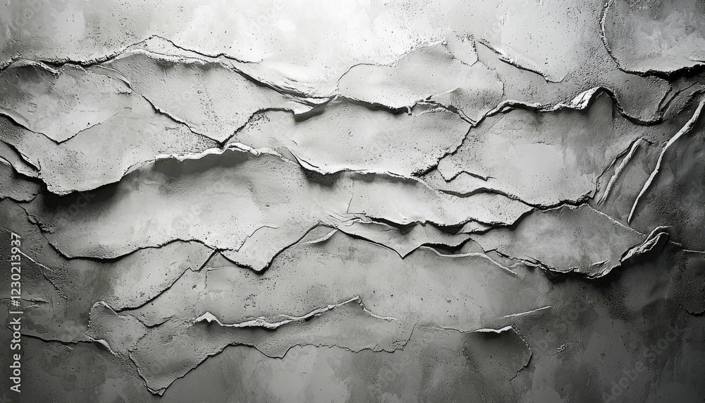 Obraz premium Abstract Grey Textured Wall Art Design