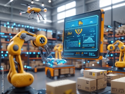 Smart Warehouse Automation: Robotics, Drones, and AI-Powered Efficiency