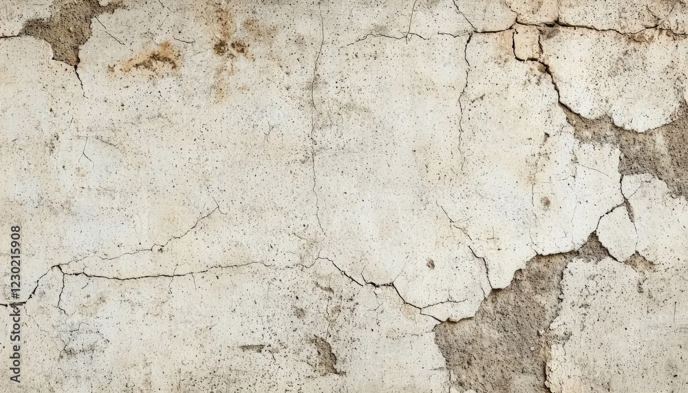 Obraz premium Weathered Cracked Wall Surface Texture Background