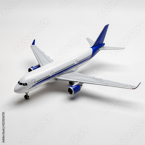 airplane on white background