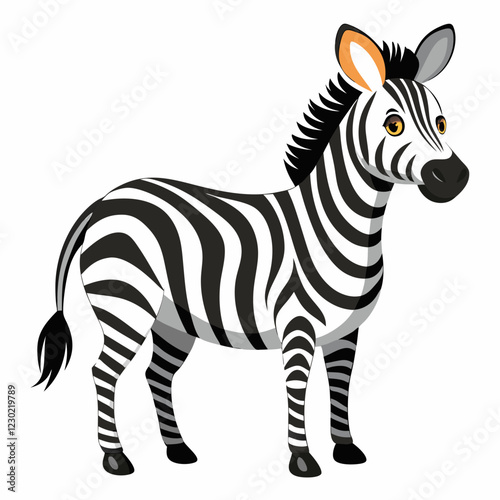 Canvas Print zebra vector illustration
