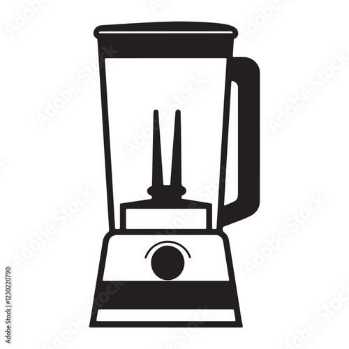 blender icon silhouette vector illustration