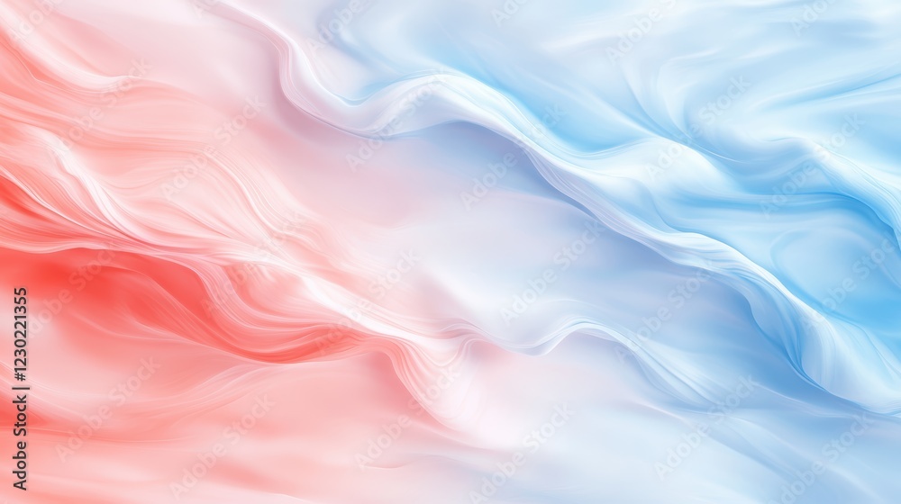 Obraz premium Smooth abstract background, flowing design for modern projects and websites