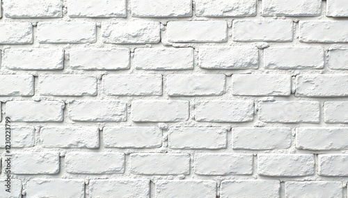 Whitewashed brick wall texture, uneven mortar , weathered, brick
