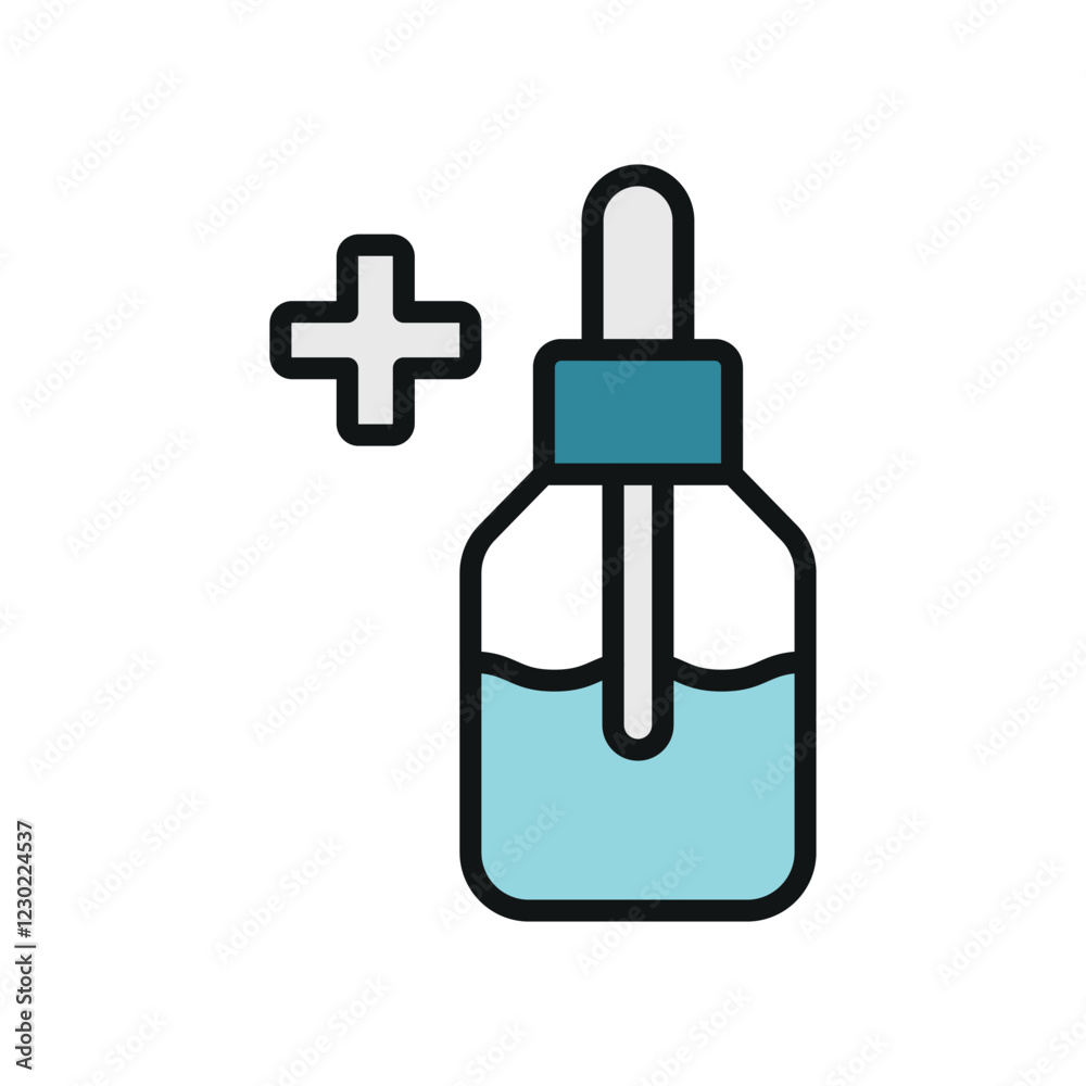 Dropping bottle icon showing fluid in motion, creating a dramatic visual of liquid escaping the bottle Dropping bottle icon showing fluid in motion, creating a dramatic visual of liquid escaping the bottle