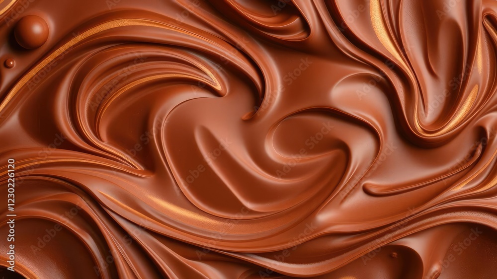 Rich, velvety chocolate swirls dance across a perfect candy background, with smooth, creamy textures and deep, rich hues of brown and gold, sweet, indulgent Rich, velvety chocolate swirls dance across a perfect candy background, with smooth, creamy textures and deep, rich hues of brown and gold, sweet, indulgent