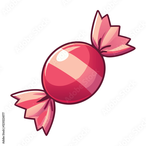 wrapped candy sweet treat pink red delicious,