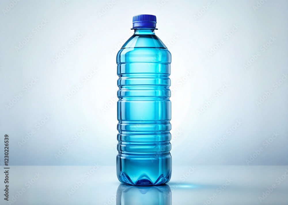 Isolated Plastic Bottle on White Background - Ready for Design Projects Isolated Plastic Bottle on White Background - Ready for Design Projects