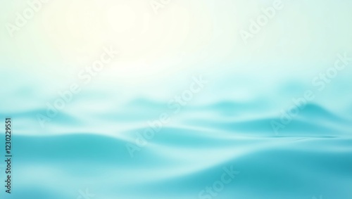 Abstract blue waves background