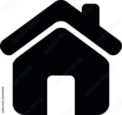 home icon on a white background