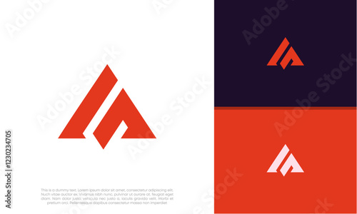 Free Download Initials M logo design. Initial Letter Logo. Innovative high tech logo template.	 - GFXLoad