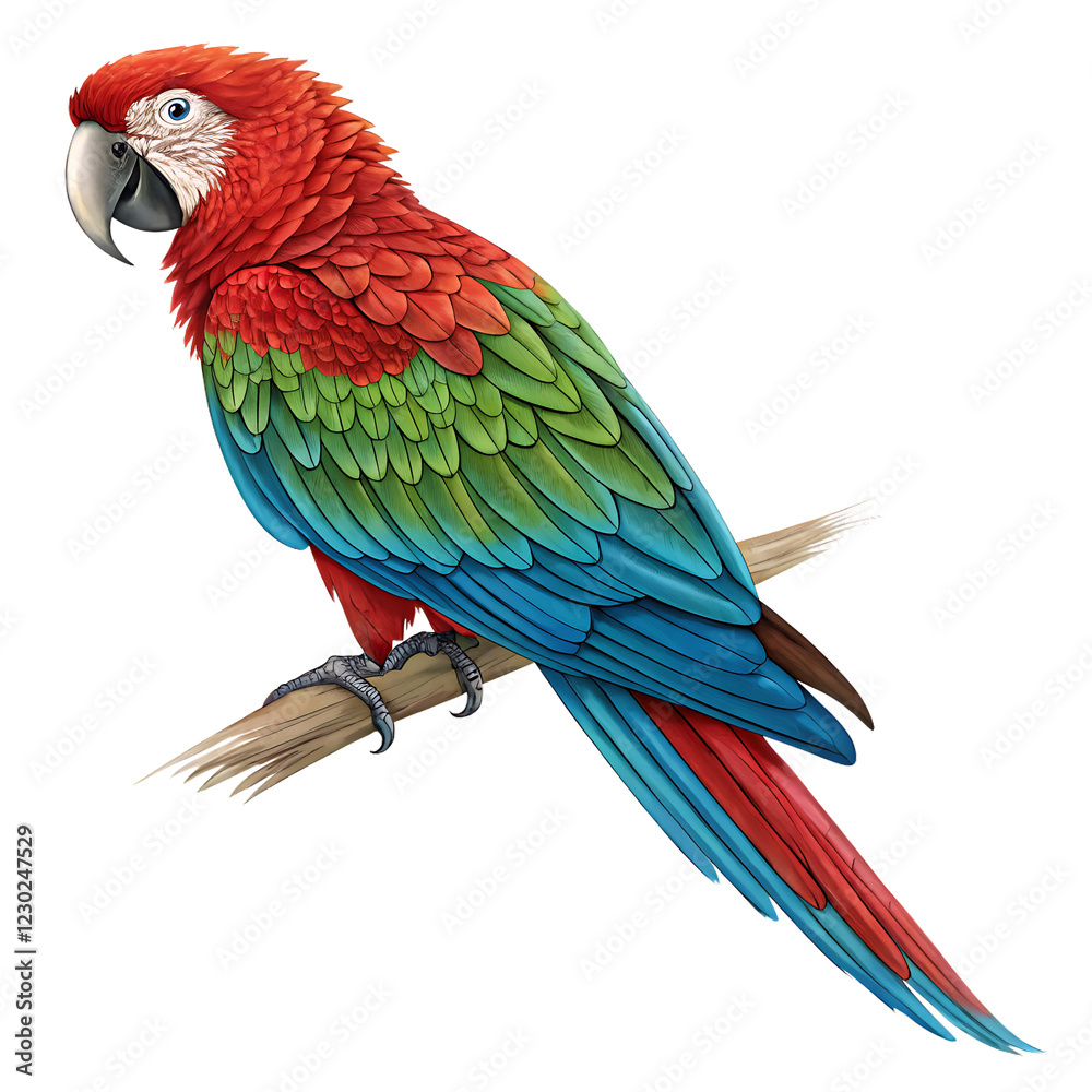 Obraz premium blue and yellow macaw ara