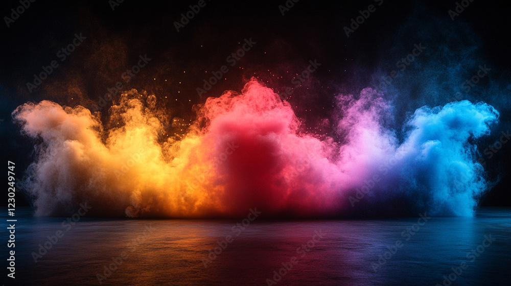 A vibrant CMYK explosion with dynamic bursts of cyan magenta yellow and black toner splatters against a bright background symbolizing creativity and the printing process modern minimalistic design
A vibrant CMYK explosion with dynamic bursts of cyan magenta yellow and black toner splatters against a bright background symbolizing creativity and the printing process modern minimalistic design