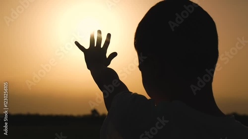 boy son child hand prayer sun ask to pray sky man faith, happy family, children's dream, whelp serenity moment, progeny religious gesture, whippersnapper beseeching heavens, tyke wishful thinking