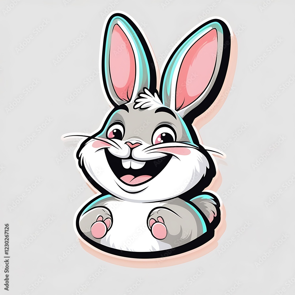Fototapeta premium bunny with a smile