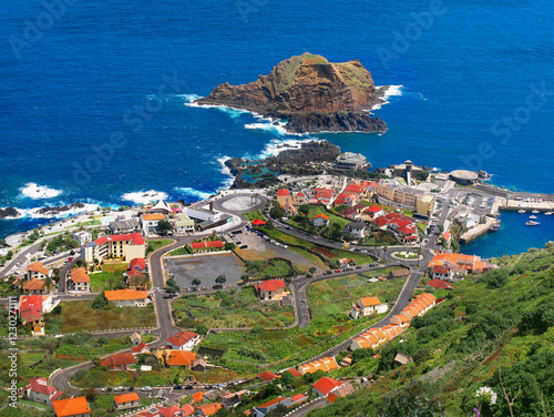 Madeira, Porto Moniz aerial view, Portugal