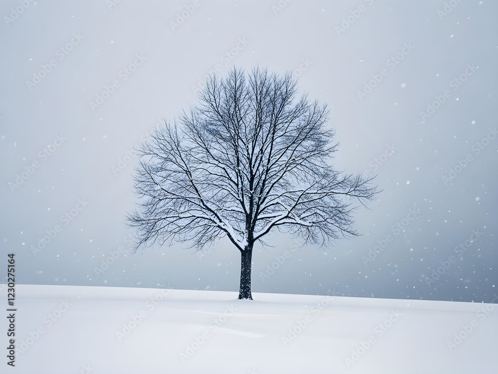 tree in snow tree in snow
