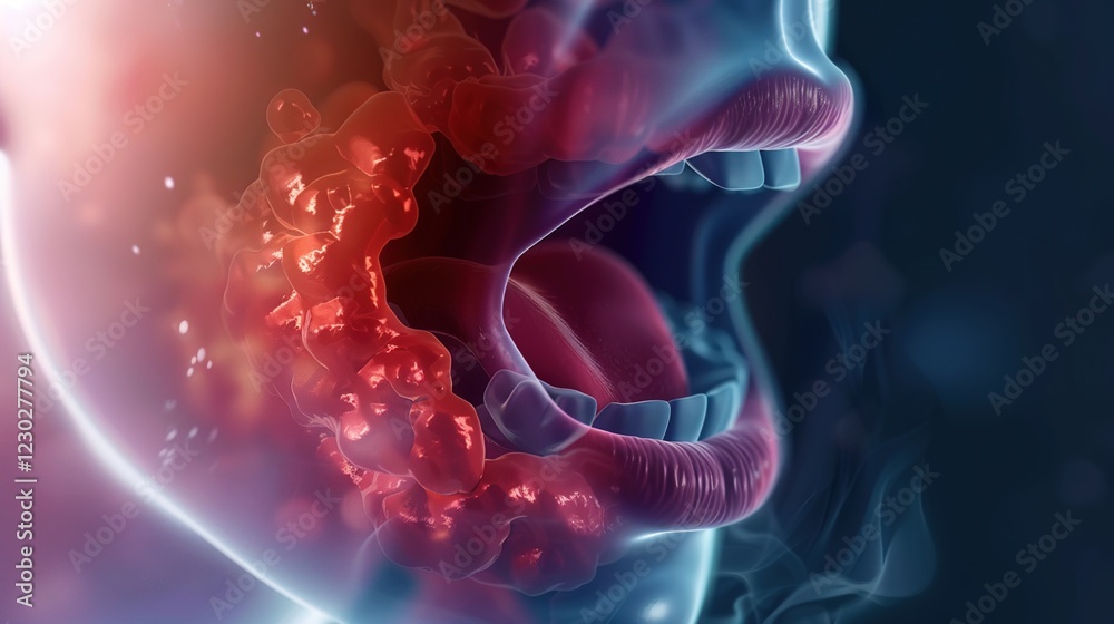 A Visual Depiction of Tongue Cancer: Understanding the Abnormal Growth on the Tongue and Its Impact on Oral Health. Insights into the Seriousness of This Condition A Visual Depiction of Tongue Cancer: Understanding the Abnormal Growth on the Tongue and Its Impact on Oral Health. Insights into the Seriousness of This Condition
