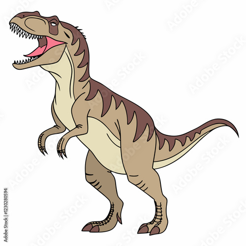tyrannosaurus rex dinosaur vector
