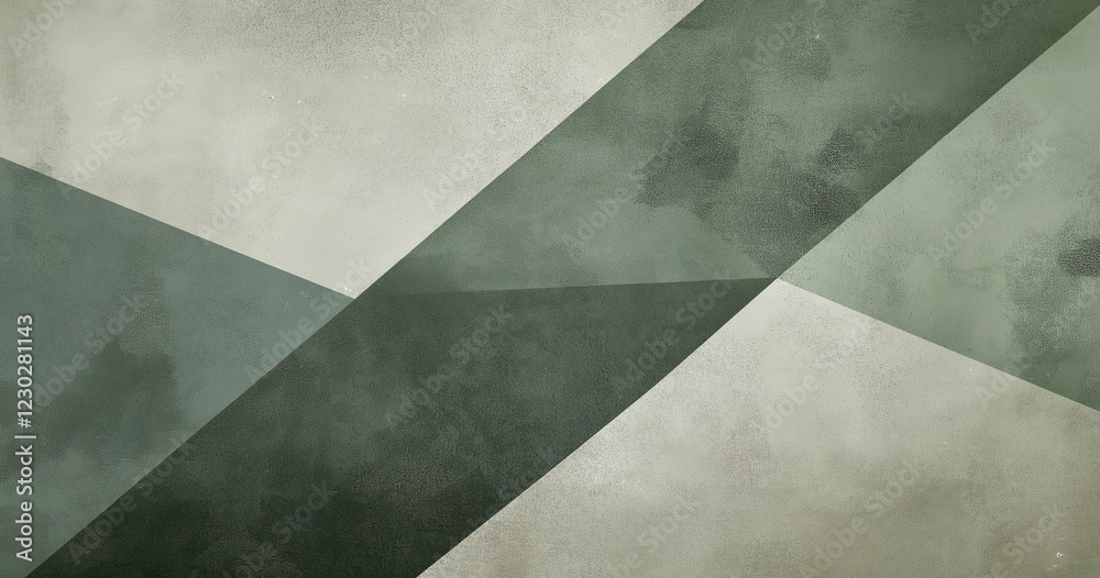 A minimal background featuring sage green and gray tones, complemented by geometric shapes and a grainy texture. The soft color palette creates a calm and balanced atmosphere, while the geometric elem A minimal background featuring sage green and gray tones, complemented by geometric shapes and a grainy texture. The soft color palette creates a calm and balanced atmosphere, while the geometric elem