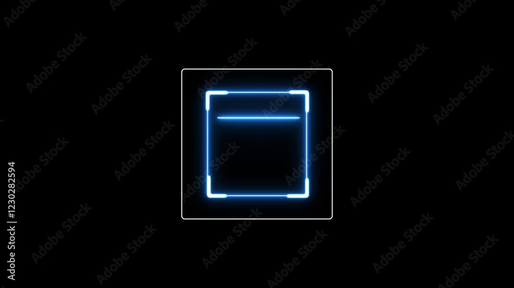 Scanning the QR code icon animation, QR code being scanning concept. lock secure security icon . Scanning the QR code icon animation, QR code being scanning concept. lock secure security icon .
