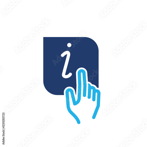 Wallpaper Mural giving instruction or information colored icon vector design good for web or mobile app Torontodigital.ca