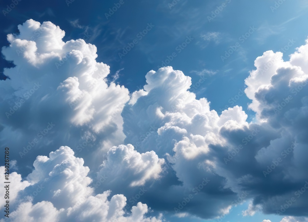 Soft white clouds drifting lazily across a blue sky, atmospheric conditions , soft clouds, gentle movement Soft white clouds drifting lazily across a blue sky, atmospheric conditions , soft clouds, gentle movement