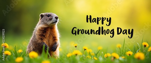 Happy Groundhog Day Celebration photo