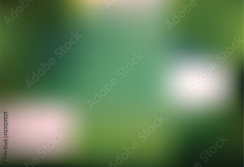 Green Abstract Blurred Background
