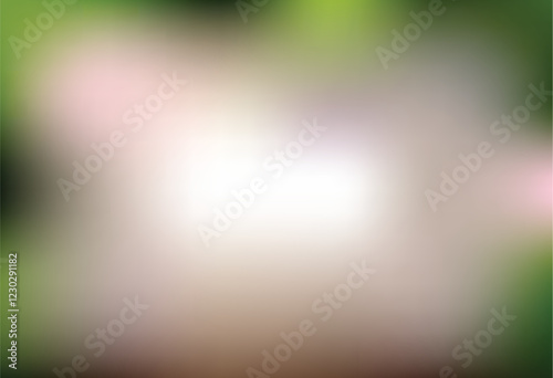 Abstract Green and Pink Blur Background