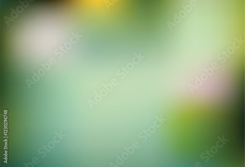 Abstract Green Blurred Background