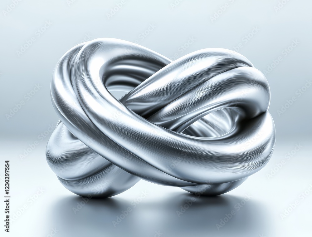 Intriguing abstract shape crafted from metal. Intriguing abstract shape crafted from metal.
