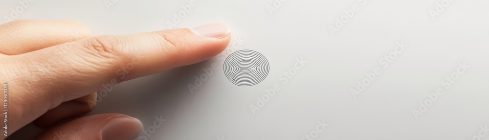 Closeup fingerprint details, biometric security scan, identification and access control for enhanced privacy protection Closeup fingerprint details, biometric security scan, identification and access control for enhanced privacy protection