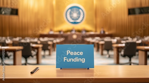 Global peace funding initiative un headquarters meeting on diplomatic solutions